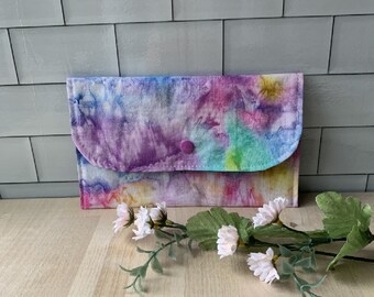 Watercolor Snap Pouch