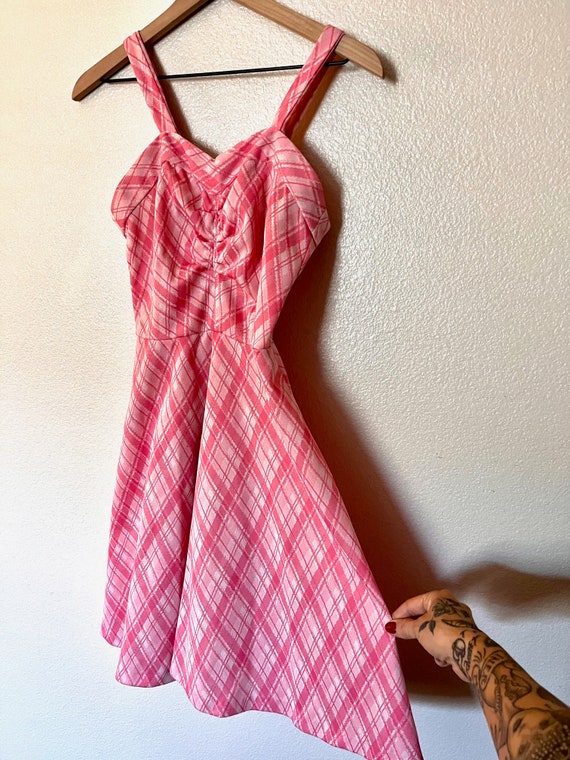 1970's homemade pink girly dress - image 2