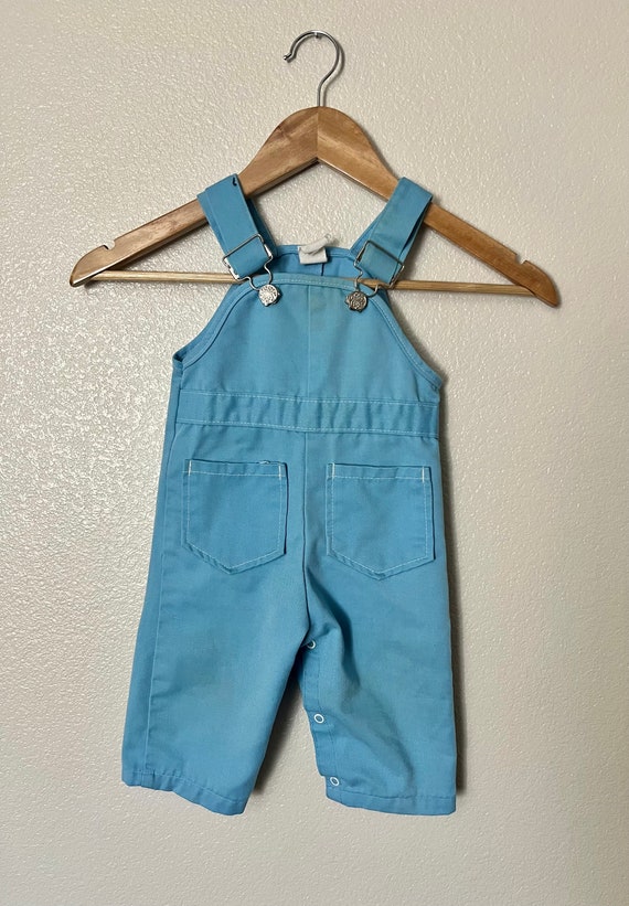 1960’s powder blue toddler overalls
