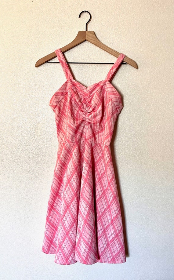 1970's homemade pink girly dress - image 1