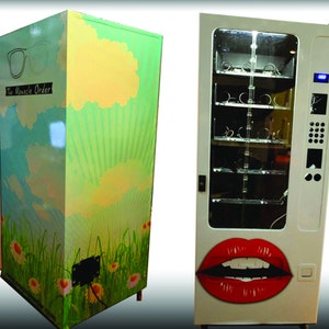 Vending Machine Vinyl Wraps, Vinyl print - with air-release. Commercial grade, Gloss or Matte Finish, Vending Machine Graphics