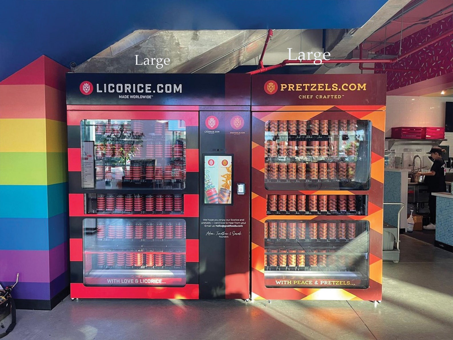 Vending Machine Vinyl Wraps, Vinyl Print With Airrelease. Commercial