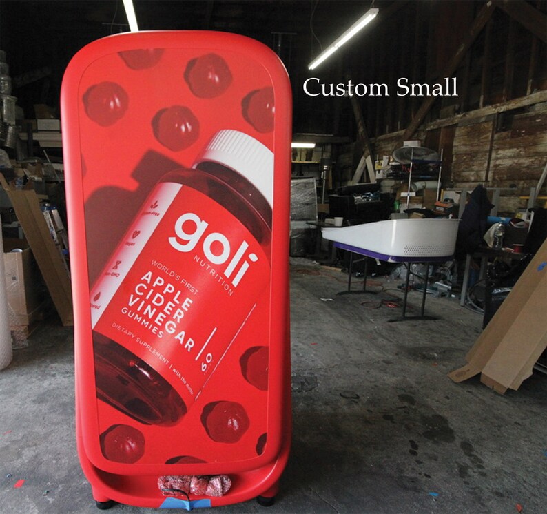 Vending Machine Vinyl Wraps, Vinyl Print With Airrelease. Commercial Grade, Gloss or Matte