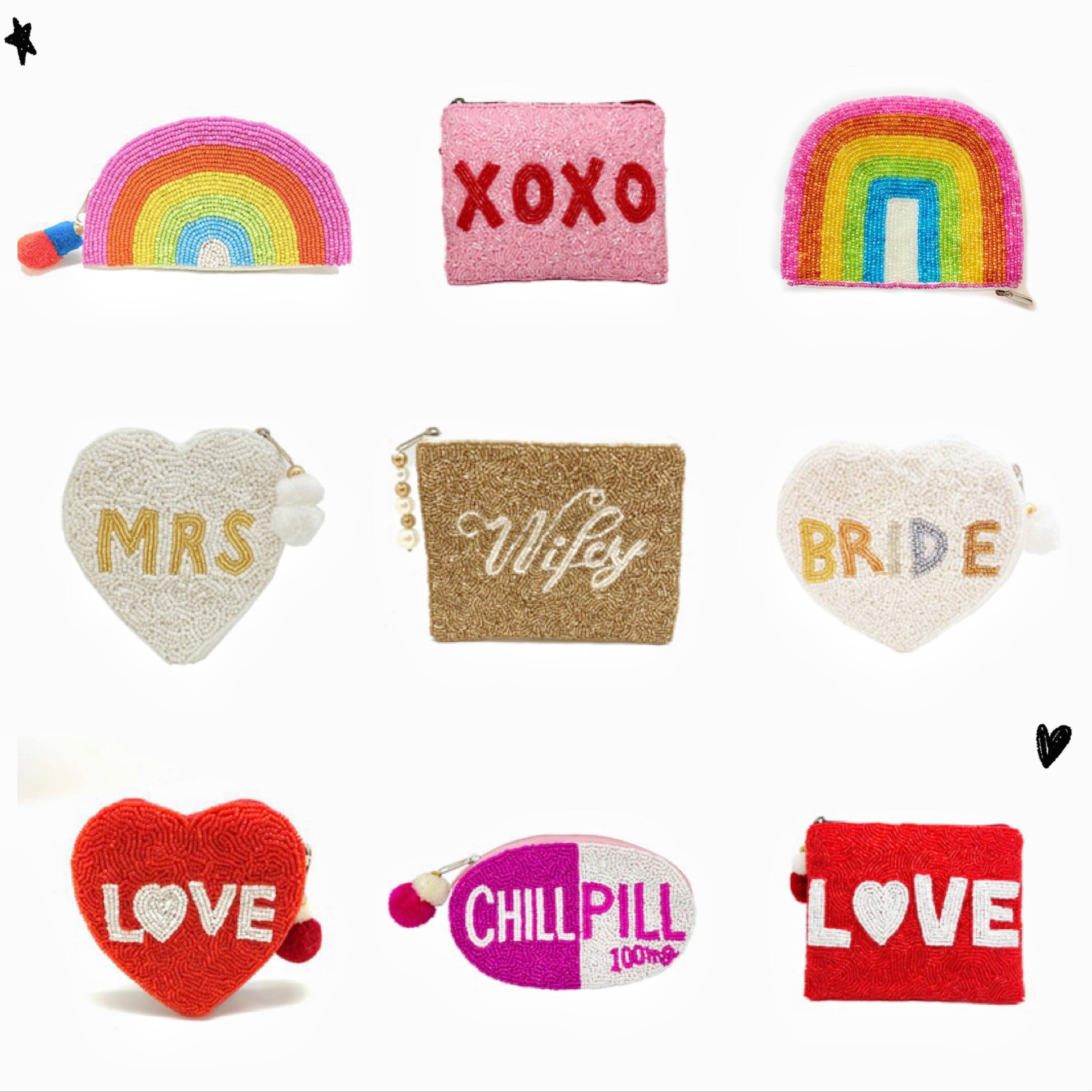 Beaded Coin Purse Etsy