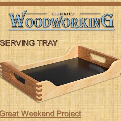 Simple DIY Serving Tray Plan / Digital Plans / Woodworking Etsy Canada