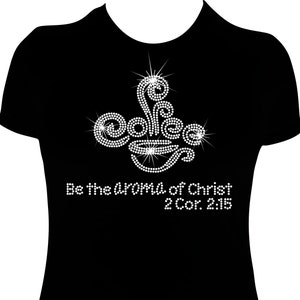 Religious Saying Rhinestone Mega Bling Shirt