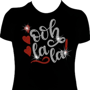 Ooh La La Rhinestone Mega Bling Shirt