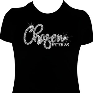 Choosen Rhinestone Mega Bling Shirt