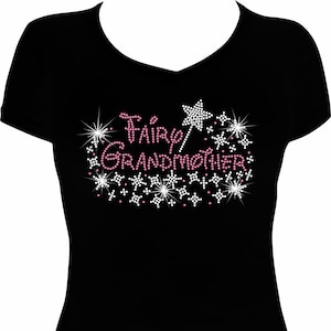 Fairy Grandmother Rhinestone Mega Bling Shirt