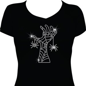 Halloween Spooky Rhinestone Mega Bling  Shirt