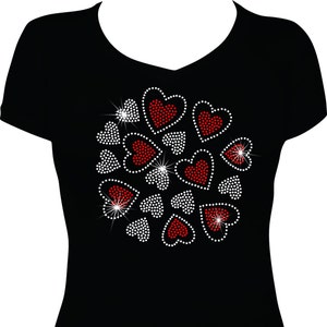 Front heart rhinestone logo blouse ピンク Guess Big Girls Short Sleeve Rhinestone-Embellished Logo