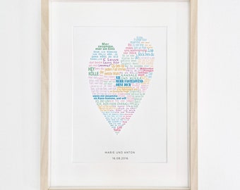 Personalized Poster Köln Liebe - Köln Geschenke - Köln Print - Kölsche Lieder - Print file