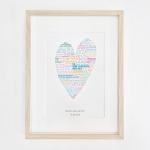 Personalisiertes Poster Köln Liebe - Köln Geschenke - Köln Print - Kölsche Lieder - Printdatei