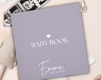 Personlig babyminnesbok: Minnesbok, present till nyfödd