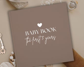 My Baby Book, Baby Memory Book, Personalized keepsake memory book, record book, journal for newborn, gift for new parents, mum-to-be