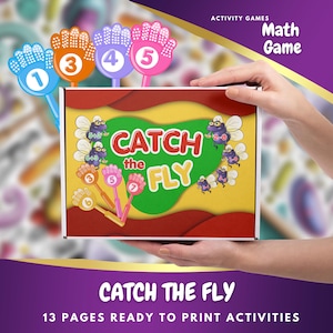 Printable Math Game for Kids,Montessori game,Addition  Activity, Learning to Count, Educational Activity, Homeschool Download, Kindergarten