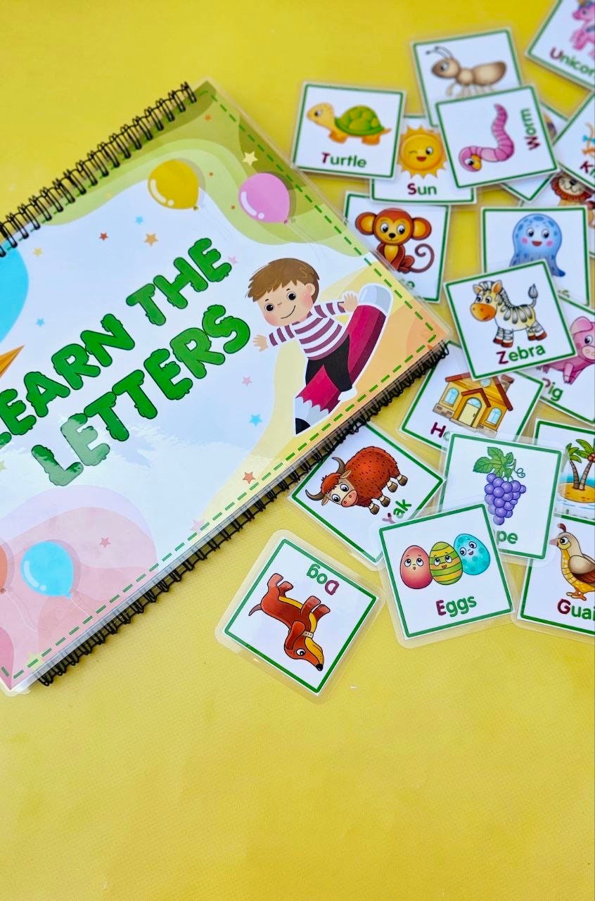My First Copy Book Velcro Book Busy Book English Alphabet - Etsy