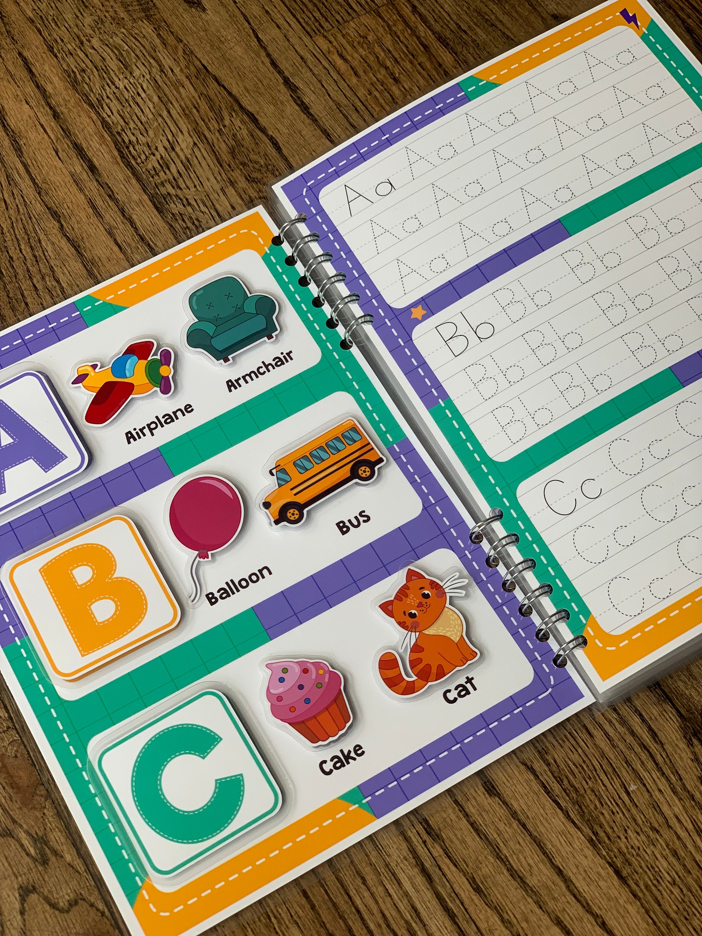 My First Copy Book, Velcro Book, Busy Book, English Alphabet Book ...