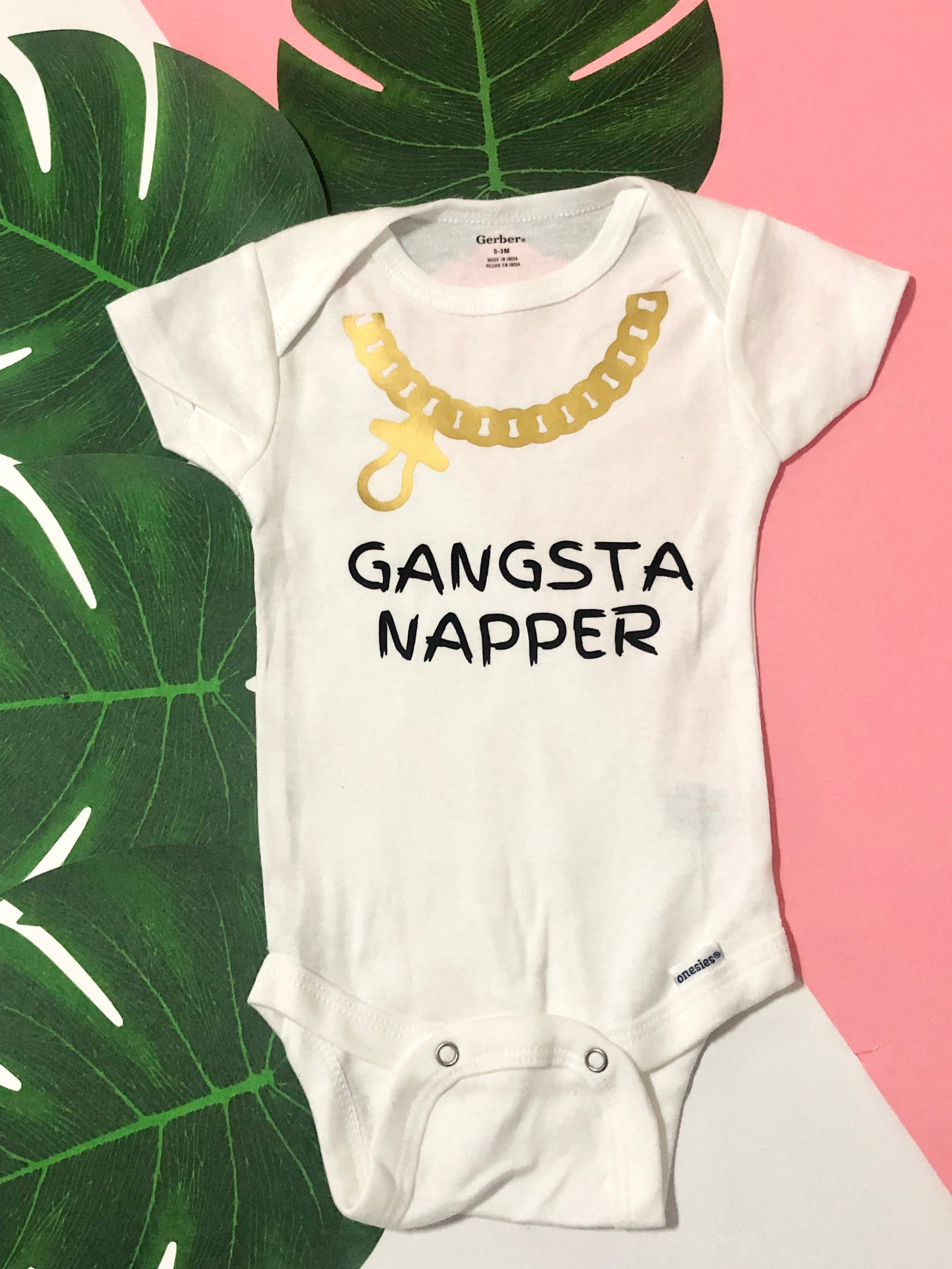 Gangsta Napper Gangster And Rapper Parody From The 90s Cute One-Piece ...