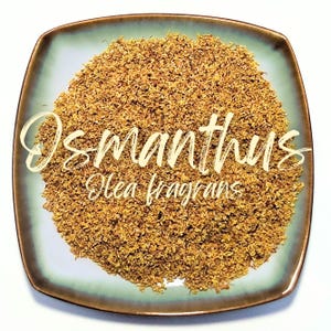 Osmanthus Dried Flowers - Osmanthus / Olea fragrans - Sweet Tea Olive Plant - Natural Organic Dried Herb Edible Fragrant Herb for Tea Crafts