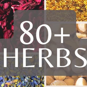 DRIED HERBS (L-Z) 2 oz Bag - Bulk Herbs Organic Flowers Leaves Roots Resins Natural Botanicals for Tea Soap Candles DIY Arts & Crafts Wicca
