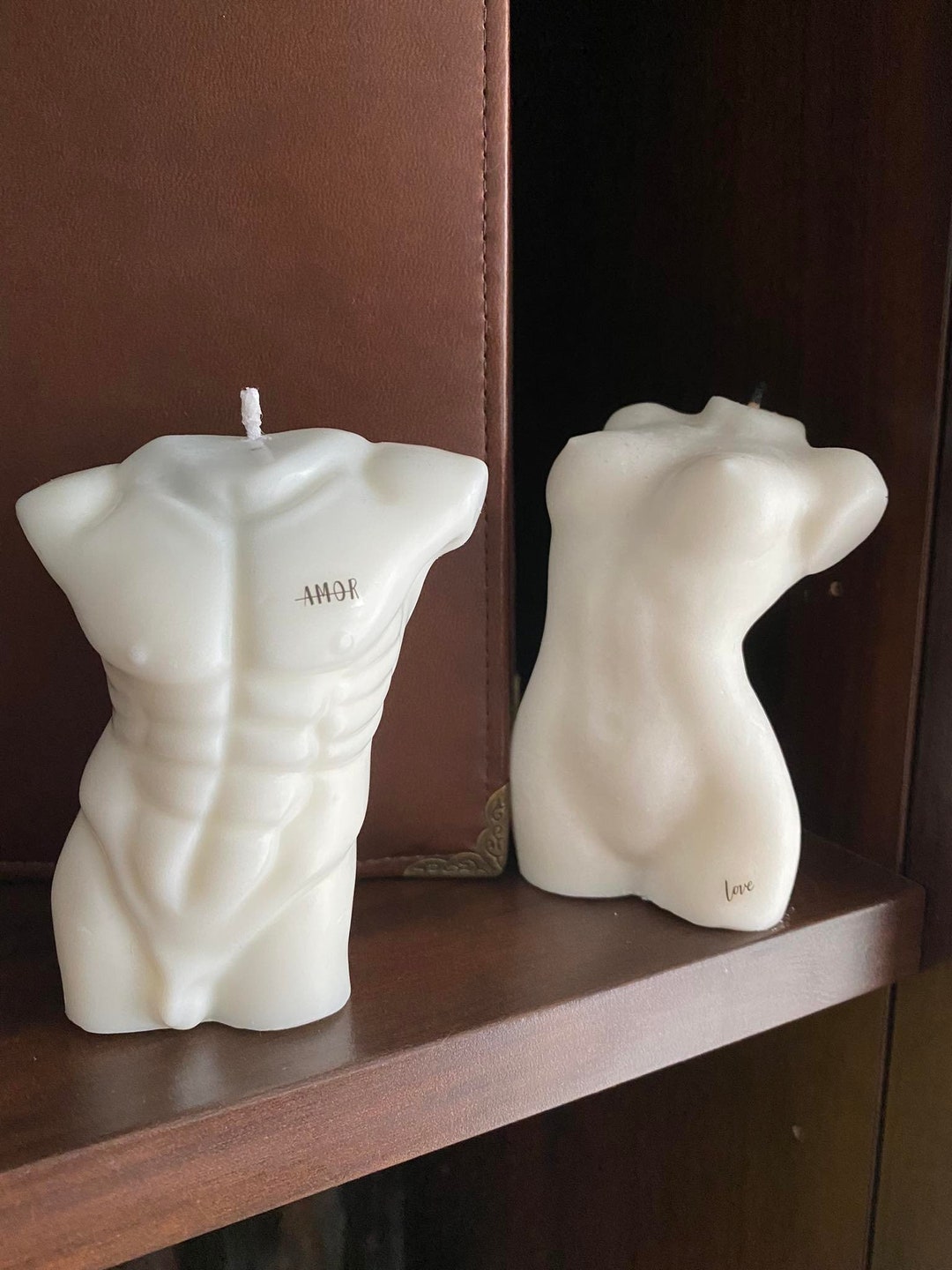 Elegant Female/male Body Shape Candles I Handmade Soy Wax Etsy