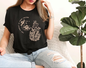 GoblinCore T-Shirt, Cottagecore Goblincore, mushroom shirt, Mystical shirt, Botanical shirt, Celestial shirt