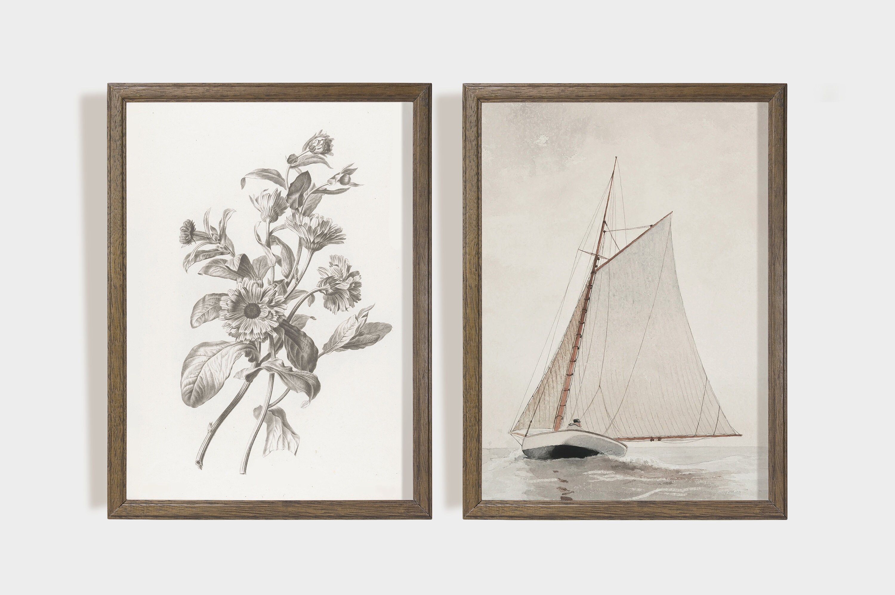 Vintage European Wall Art Print Set Vintage Home Decor Etsy