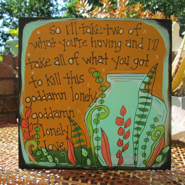 Lonely Art Painting Etsy