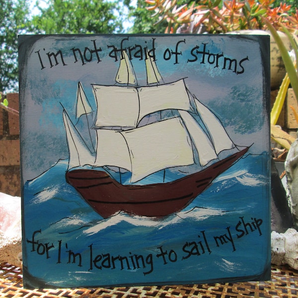 Not Afraid of Storms - Etsy