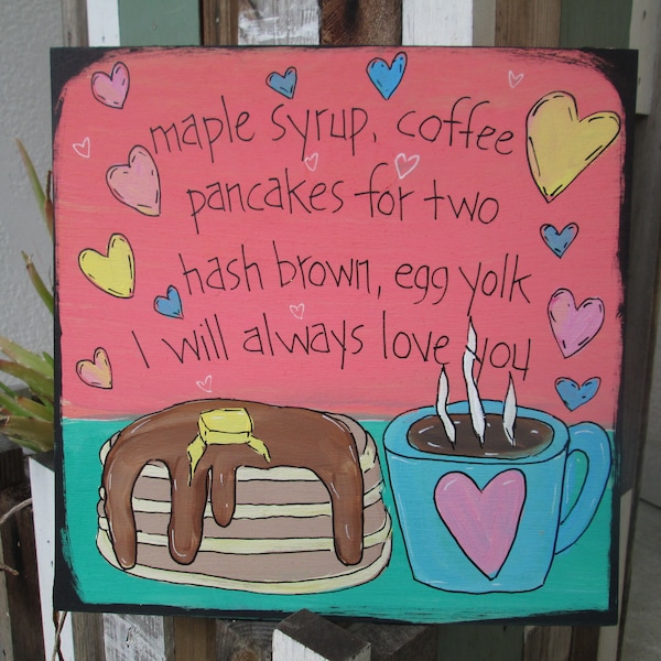 Hash Brown Egg Yolk I Will Always Love You Etsy