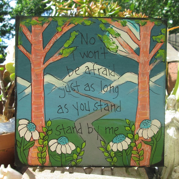 Stand by Me Lyrics Etsy