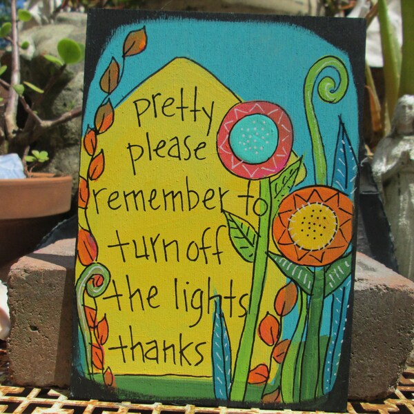 Turn off the Lights Etsy