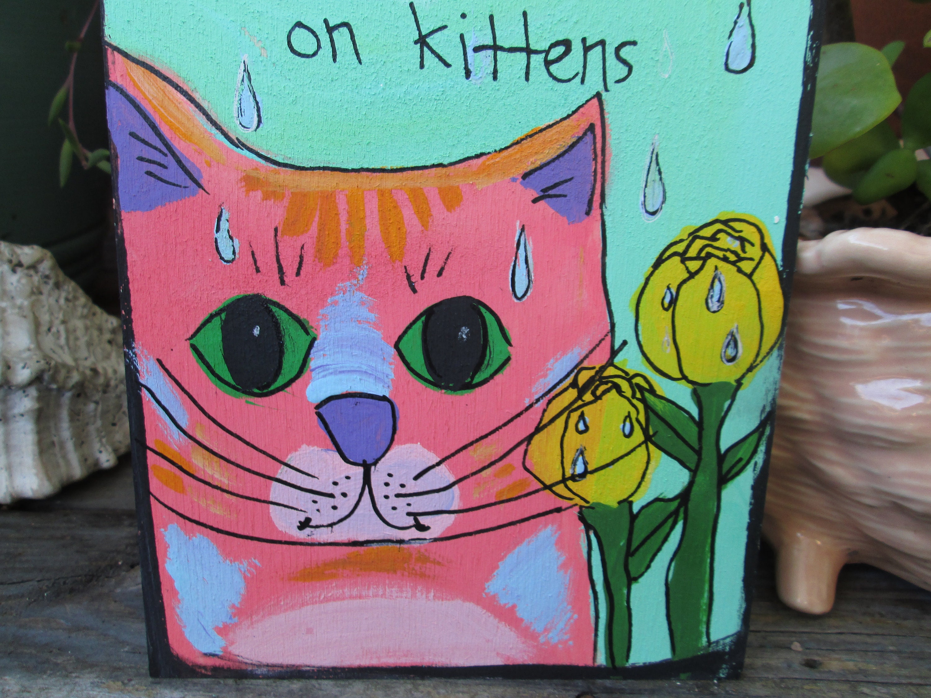 Sound of Music My Favorite Things Song Lyrics Painting on 7 Etsy