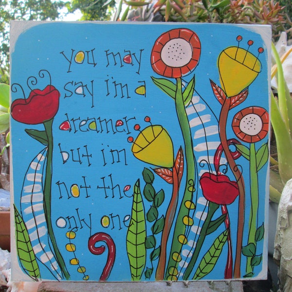 Imagine Lyrics - Etsy