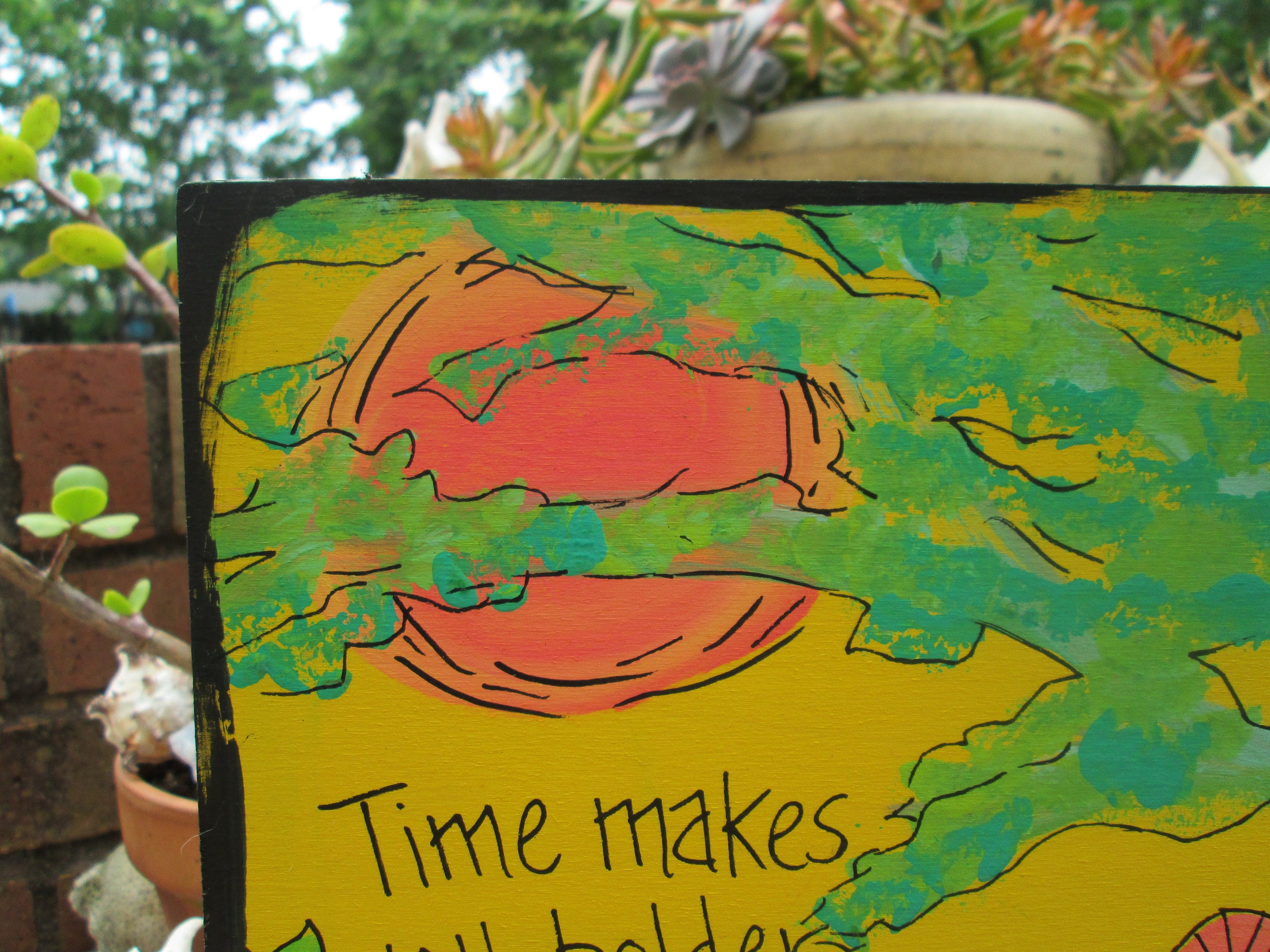 Landslide Song Lyrics Painting on 10 X 10 Wood Panel Etsy