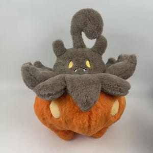 Both now instock,  regular (orange)  and shiny Pumpkaboo soft fluffy 28 cm plush (read description please!)