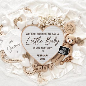Faire-part de grossesse non sexiste, faire-part de bébé, modèle numérique de révélation de bébé, téléchargement immédiat, faire-part de bébé personnalisé, petit bébé