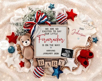 Anuncio de embarazo del 4 de julio: Little Firecracker (Descarga digital)