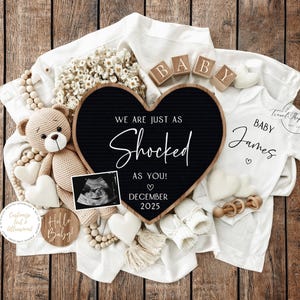 Pregnancy Announcement Digital, Baby Announcement Template, Instant Download, Editable Template, Custom Pregnancy Announcement, Shocked