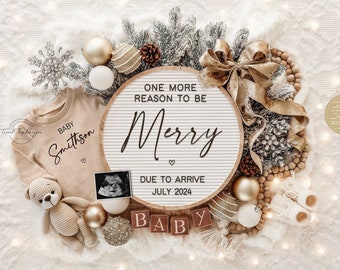 Christmas Pregnancy Announcement: Holiday Gender Reveal (Digital Download)