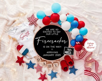 Anuncio de embarazo del 4 de julio: Little Firecracker (Descarga digital)
