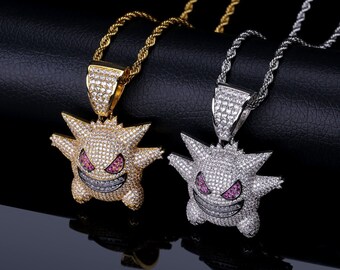 Gengar Necklace - Etsy