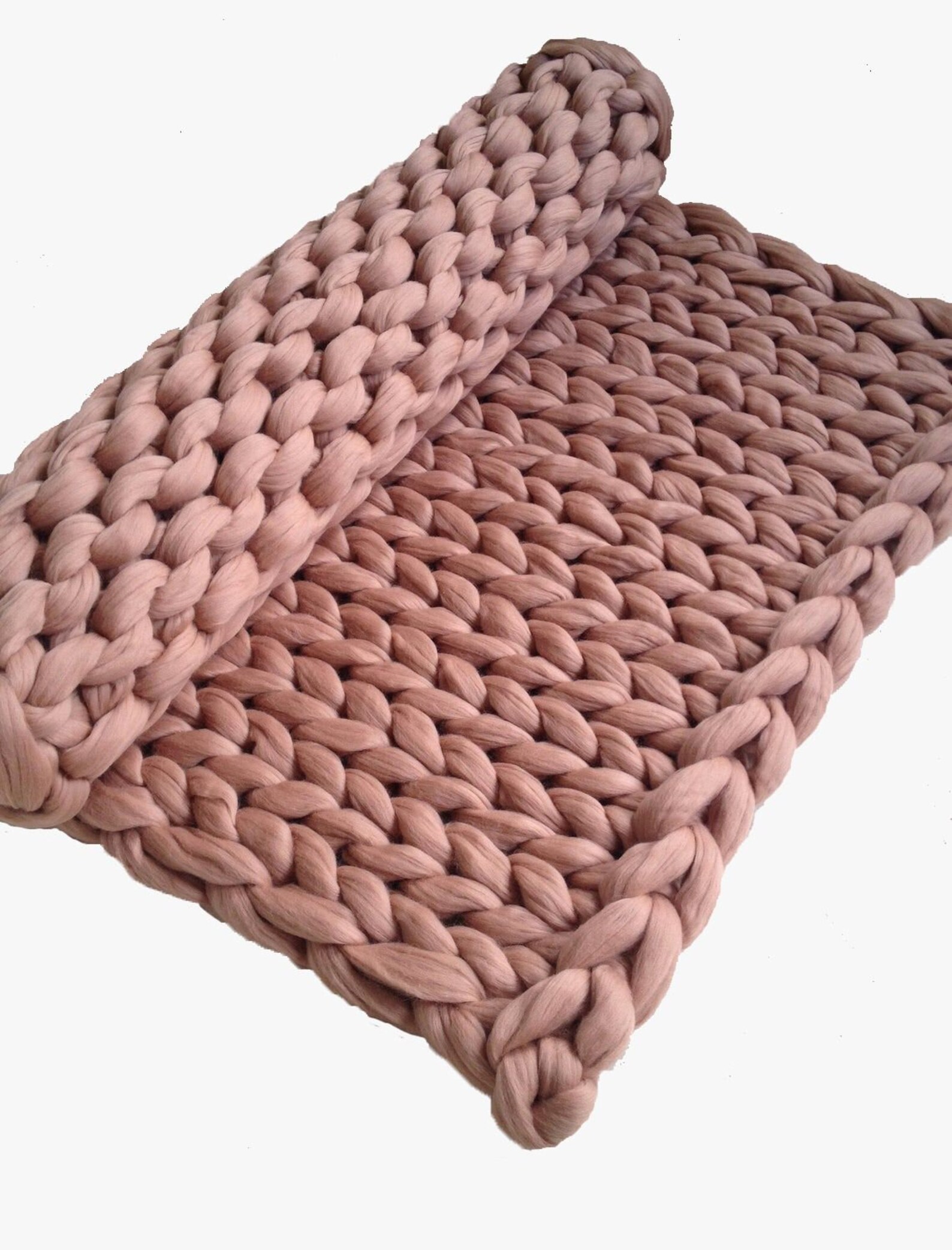 Chunky Knit Wool Blanket Chunky Knit Throw Large Blanket Etsy