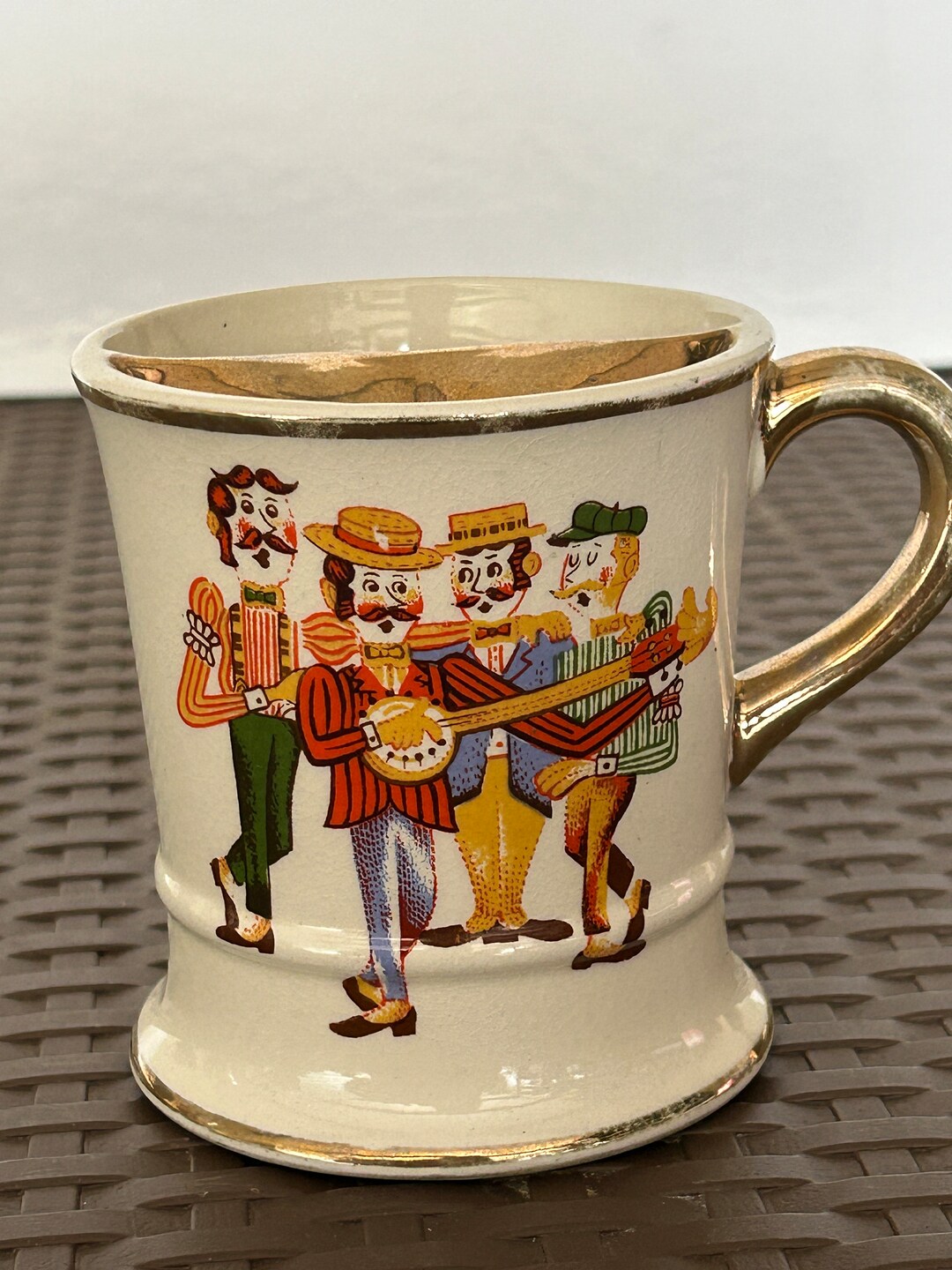 1960s Vintage Enesco Quartet Banjo Band Mustache Etsy