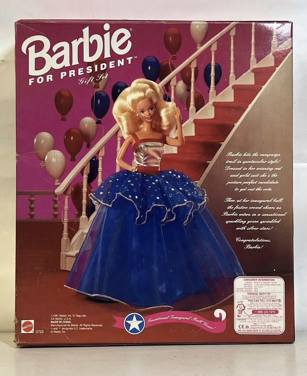 1991 BARBIE for President Doll New in Box Gift Set Limited Edition Etsy Canada