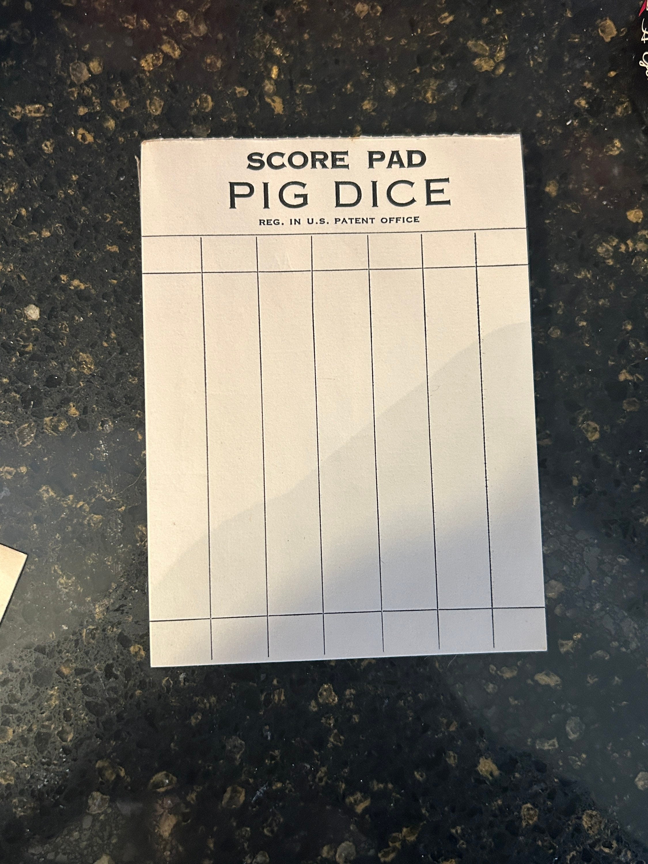 Pig Dice Game in Original Box VINTAGE Etsy