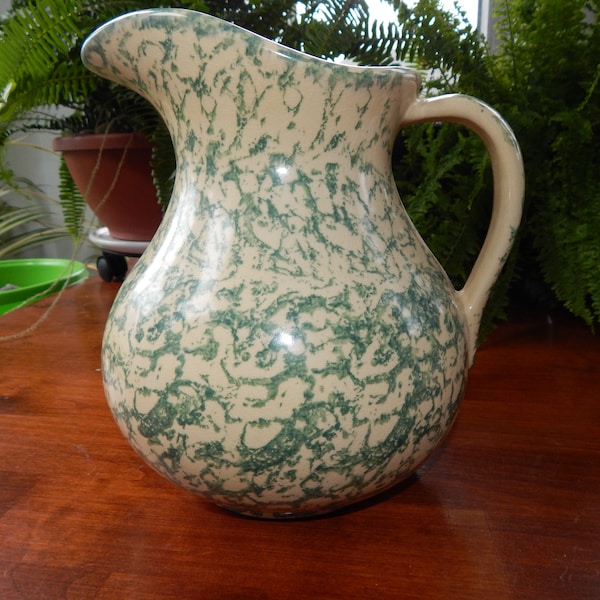 Roseville Spongeware Etsy