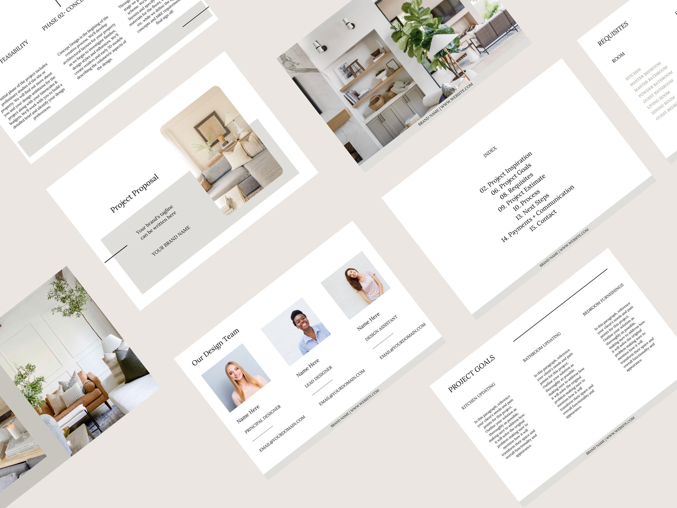 Interior Design Proposal Interior Design Template Design Business