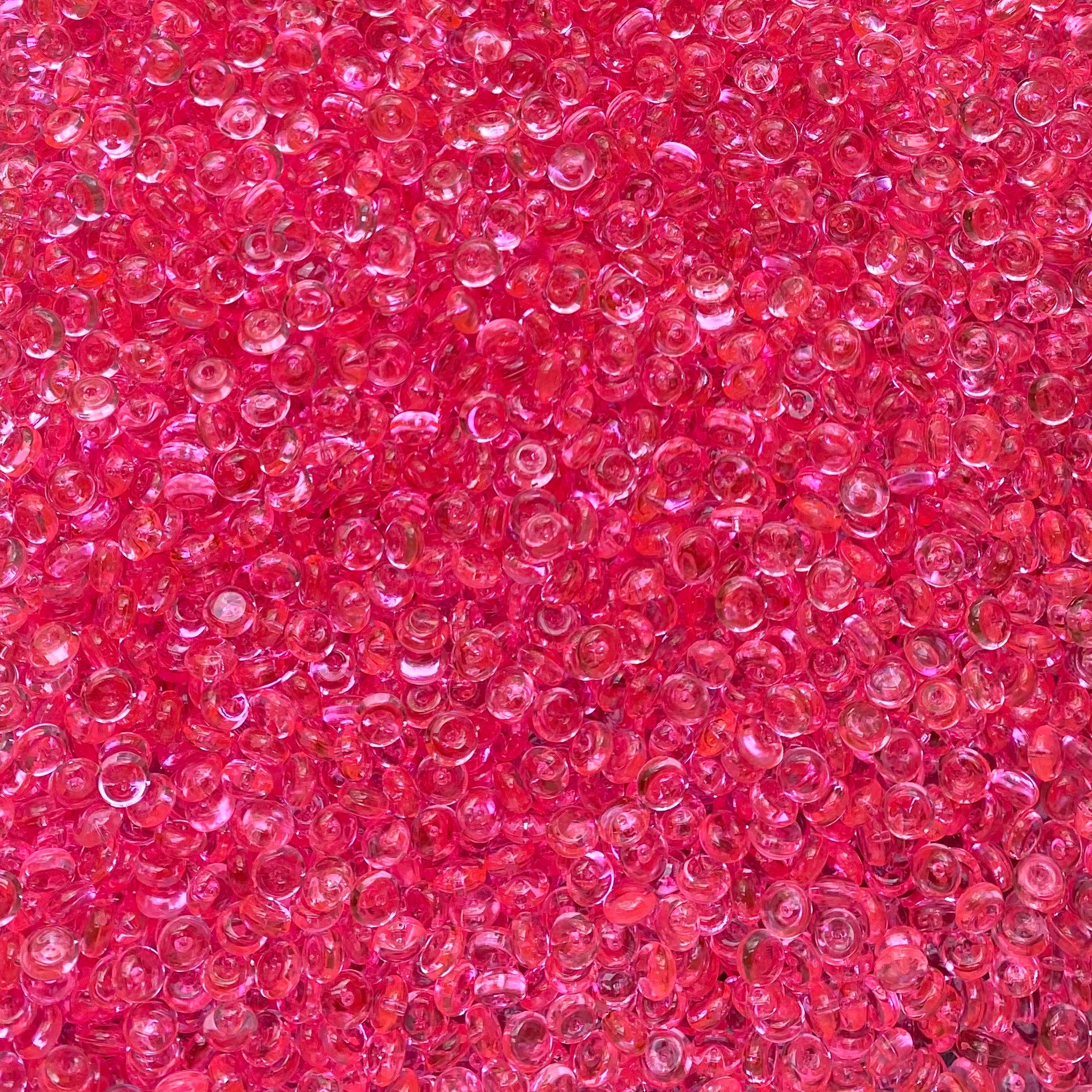 50g/100g/200g Bright Pink Fish Bowl Beads slime Supplies Etsy